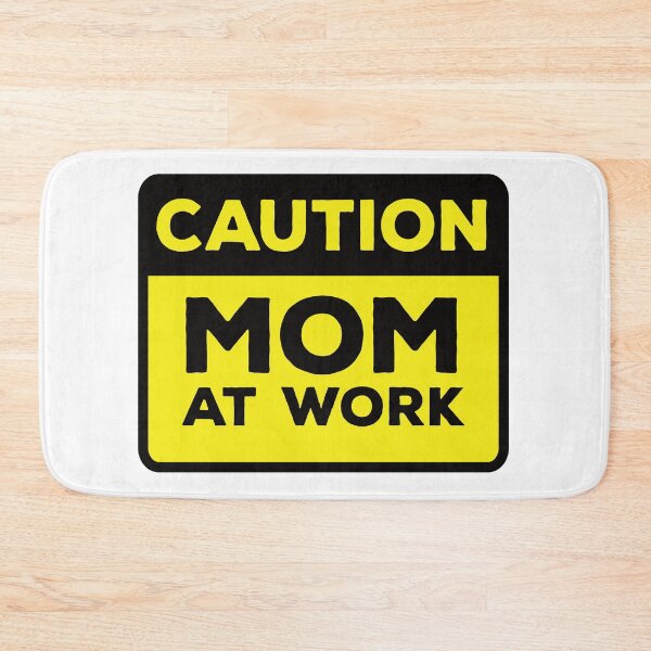 Item preview, Yellow Road Sign - Caution Mom at Work designed and sold by Rhu Creations.