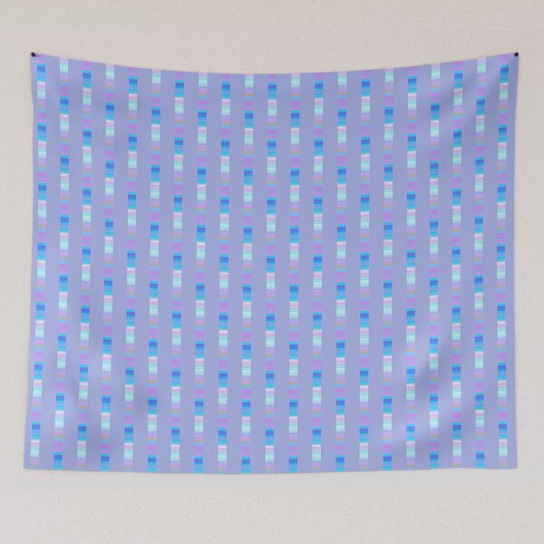 Item preview, Grey blue lines pattern | gray blue geometric lines designed and sold by lausn.