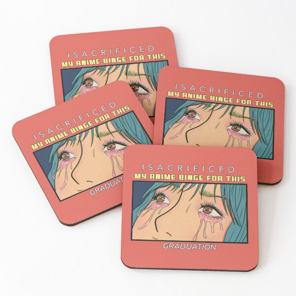 Item preview, I Sacrificed My Anime Binge for This: Graduation designed and sold by Winter--Flowers.