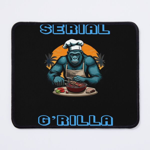 Item preview, Serial G'rilla Master BBQ Griller Fun Pun designed and sold by taiche.