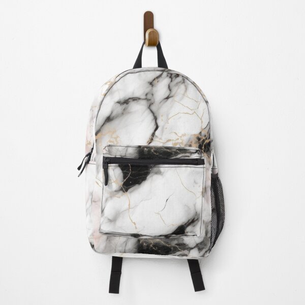 Item preview, Black and White Marble with Gold veins designed and sold by iconiquehk.