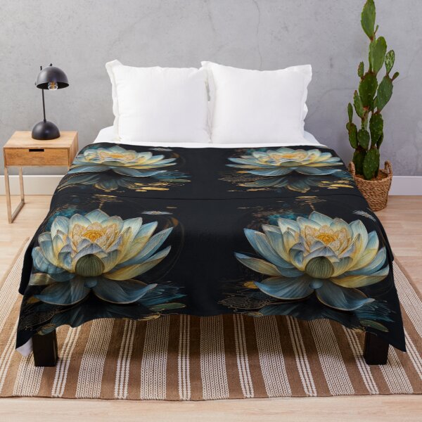 Item preview, "Dreamy Lotus Flower: Ultra Detailed Watercolor Art" designed and sold by OasisOfGraphics.