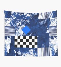 Blue Diamond Wall Tapestry