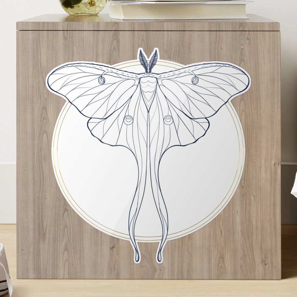 Luna moth sticker — ALPINE AYITA