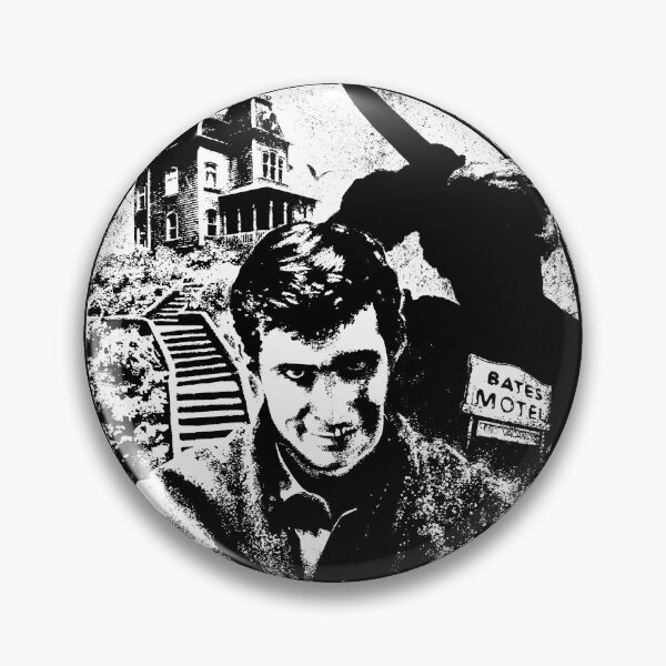 Item preview, Psycho, Bates Motel, Norman Bates, American Psycho, Alfred Hitchcock, Horror Movies, Retro Vintage Art, Halloween Shirt, Skull Design, Spooky Cute Gift designed and sold by SSINAMOON.