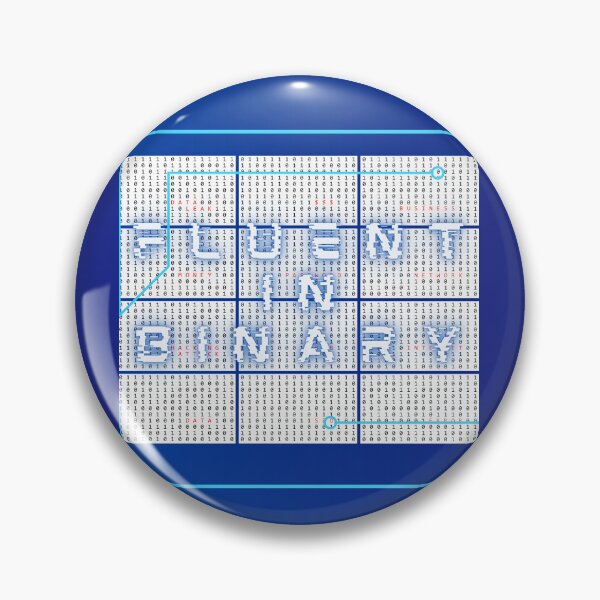 Item preview, Fluent In Binary designed and sold by Project Remission, LLC.