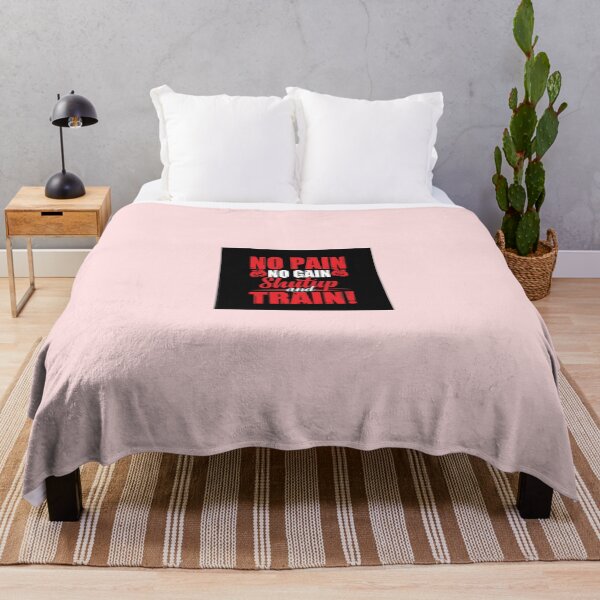 Item preview, No pain no gain shutup and train quote designed and sold by CreativeRJ.