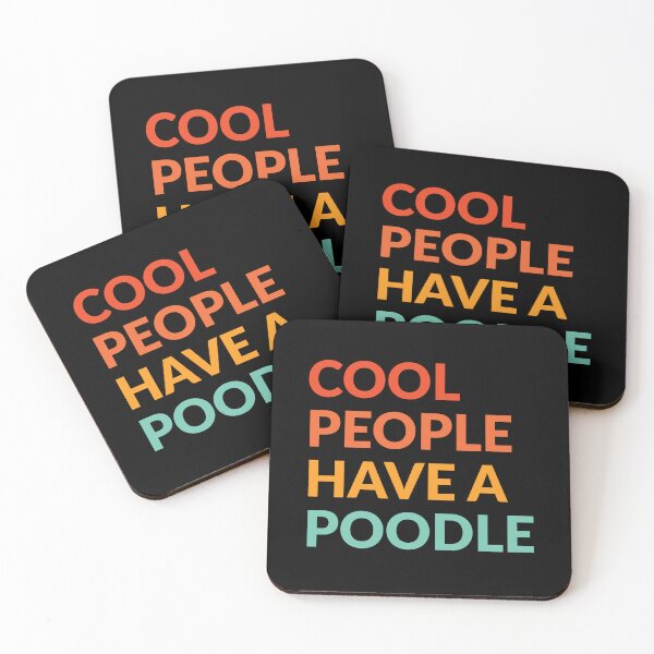 Item preview, Cool People Have A Poodle Cute Dog Gift  designed and sold by Guarddogdrive.