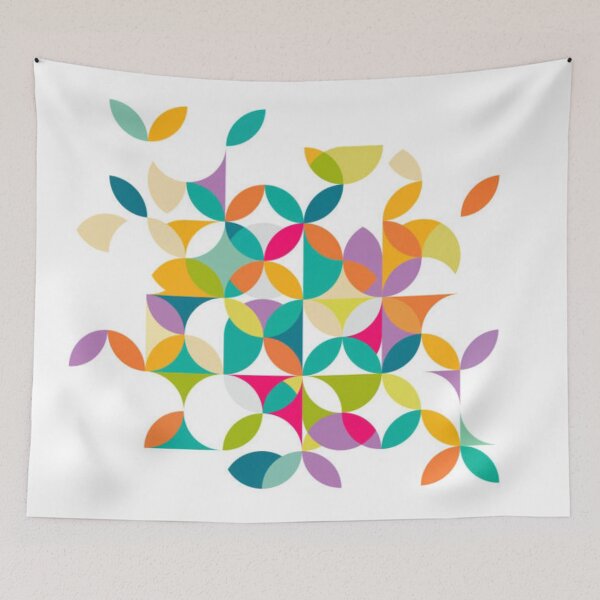 Item preview, Abstract colorful and creative geometric with a variety of geometric designed and sold by MTShoppingLine.