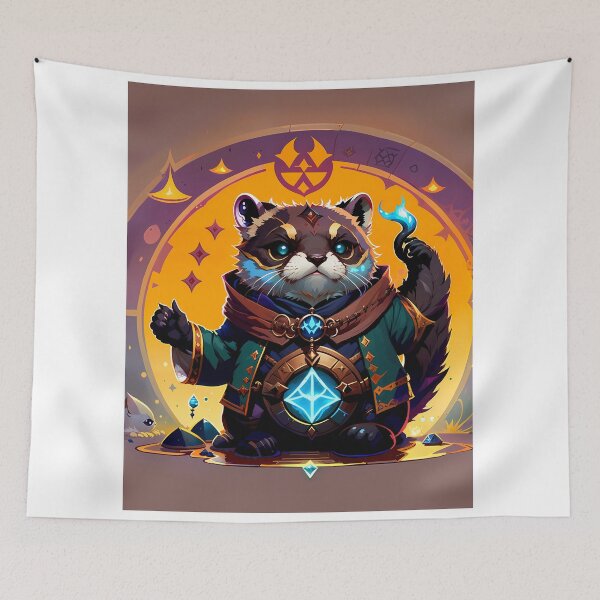 Item preview, Cute Beaver Priest designed and sold by AIStudio137.