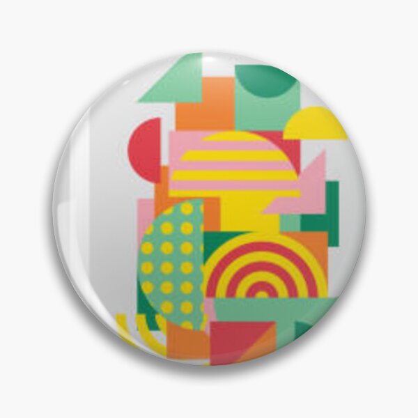 Item preview, Colorful trendy geometric shapes flat elements of a pattern. Pop art style texture. Modern abstract design for poster and cover template background. Vector illustration stock illustration... designed and sold by MTShoppingLine.