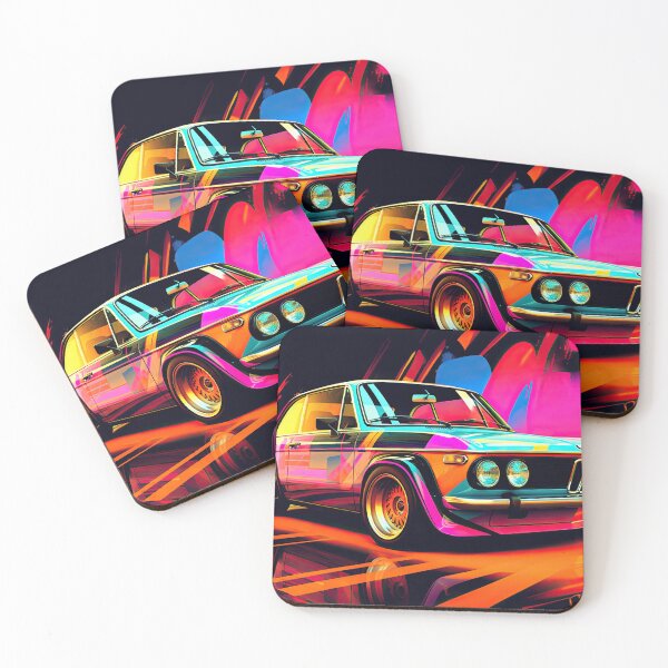 Item preview, Retro Car Digital Illustrations: A Journey to the 80s-90s designed and sold by Piotrek0001.