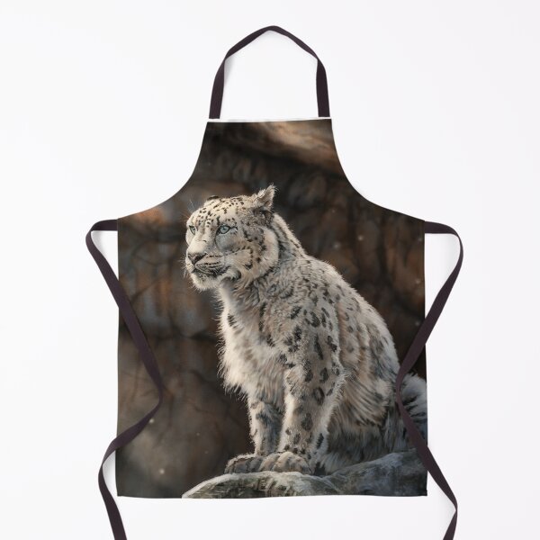 Item preview, King of the Mountains - Snow Leopard designed and sold by alandodrawing.