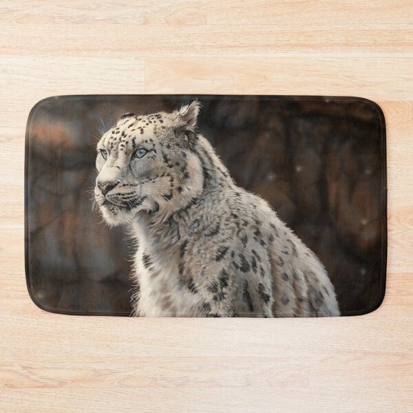 Item preview, King of the Mountains - Snow Leopard designed and sold by alandodrawing.