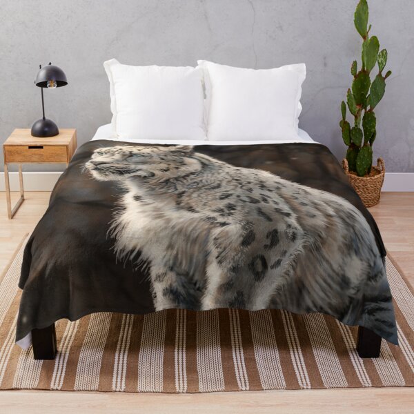 Item preview, King of the Mountains - Snow Leopard designed and sold by alandodrawing.
