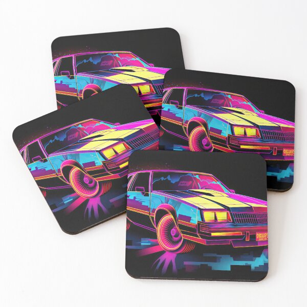 Item preview, Retro Car Digital Illustrations: A Journey to the 80s-90s designed and sold by Piotrek0001.