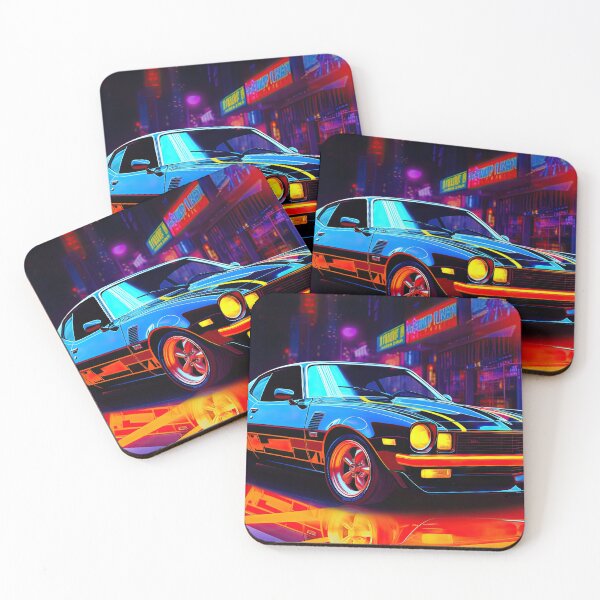 Item preview, Retro Car Digital Illustrations: A Journey to the 80s-90s designed and sold by Piotrek0001.