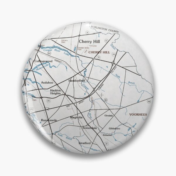 Item preview, Camden County NJ Map (1985) Southern New Jersey Region Atlas designed and sold by BravuraMedia.