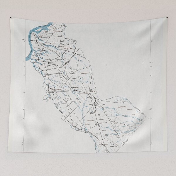Item preview, Camden County NJ Map (1985) Southern New Jersey Region Atlas designed and sold by BravuraMedia.