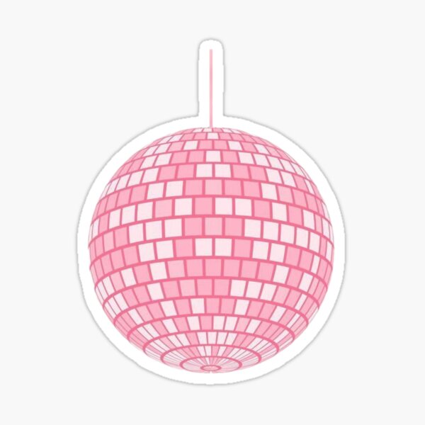 Pink Disco ball  Sticker for Sale by BellaPendy2