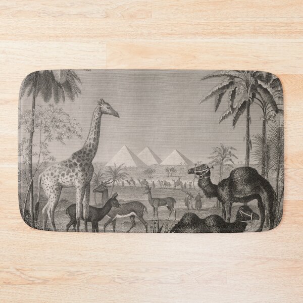 Item preview, Vintage Egypt Wildlife and Animals Illustration (1850) designed and sold by BravuraMedia.