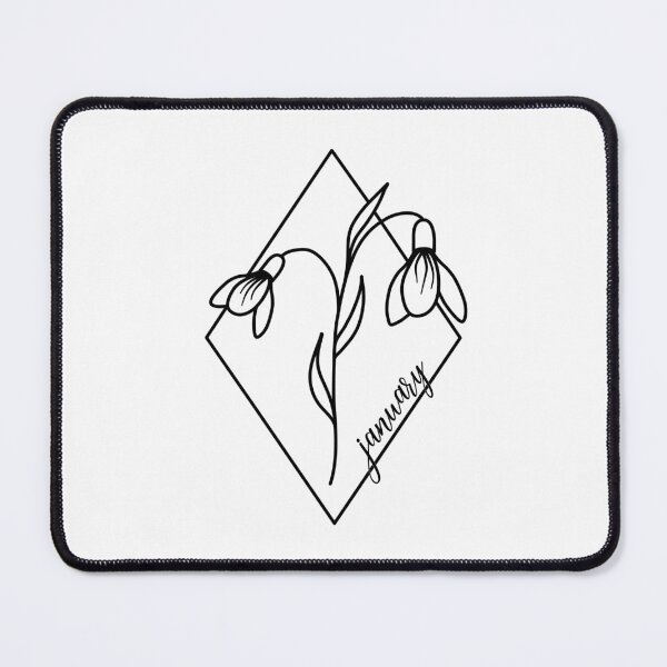 Item preview, Birth flowers January Snowdrop designed and sold by BlueBourn.