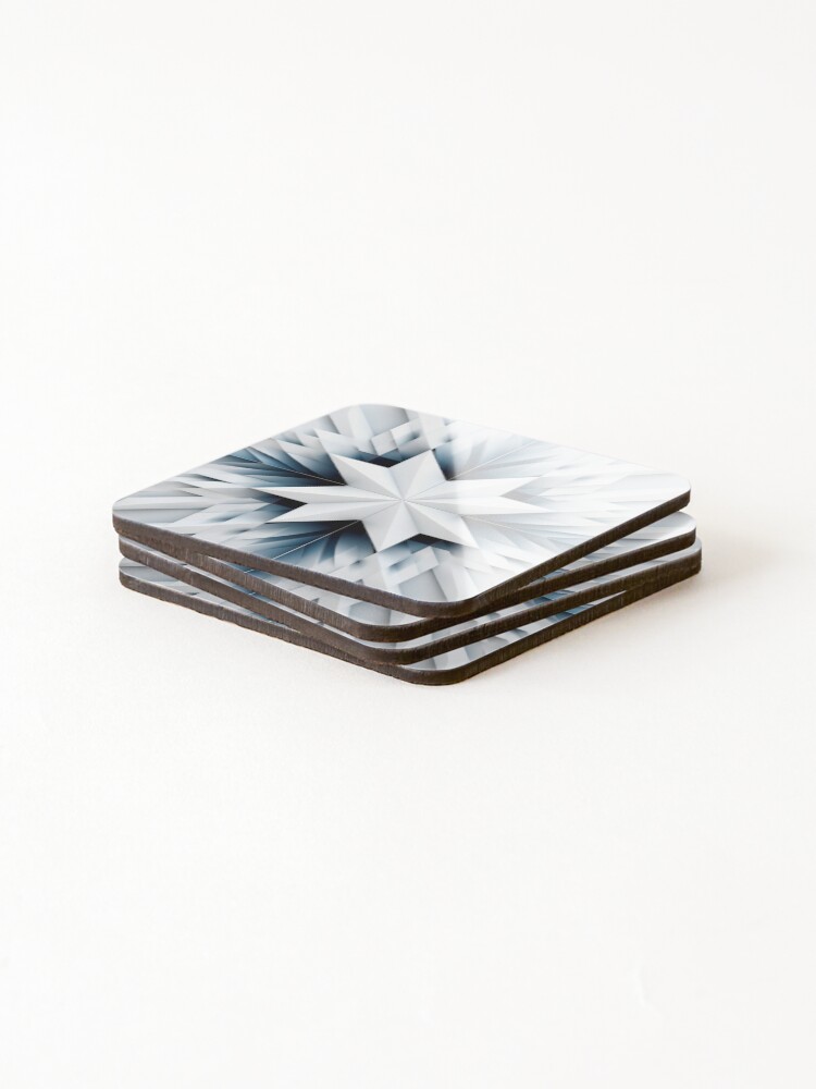 Thumbnail 4 of 5, Coasters (Set of 4), Abstract Geometric Pattern designed and sold by lessyun.