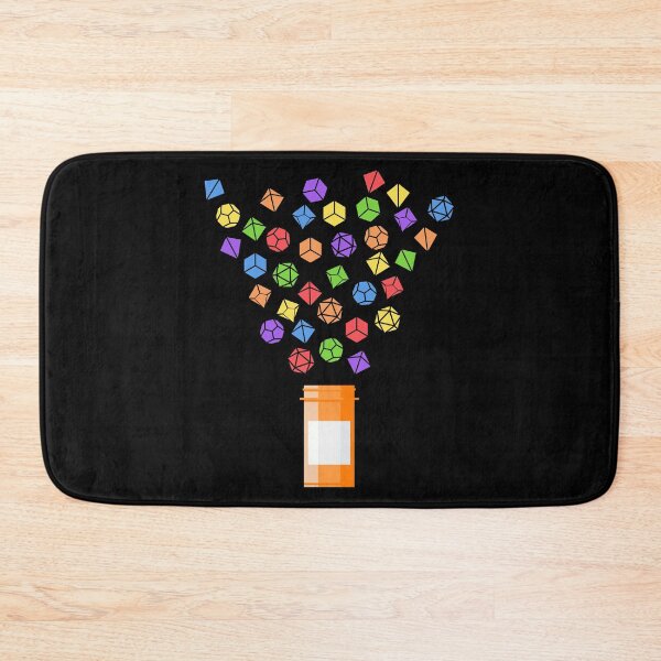 Item preview, Rainbow Colorful Dice Pills Mental Health Awareness designed and sold by pixeptional.