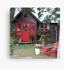 The Red House Canvas Print