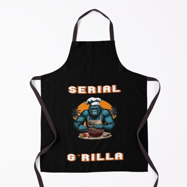 Item preview, Serial G'rilla Master BBQ Griller Fun Pun designed and sold by taiche.