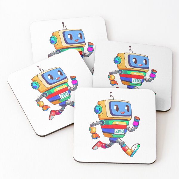 Aperçu de l'œuvre Les bots adorent courir créée et vendue par BotsLoveYou.