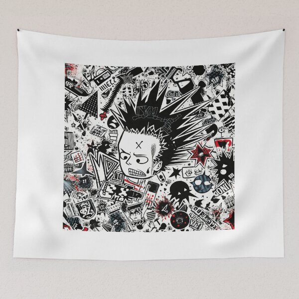 Item preview, Punk Art Pattern designed and sold by lessyun.