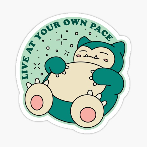 Live At Your Own Pace Sticker