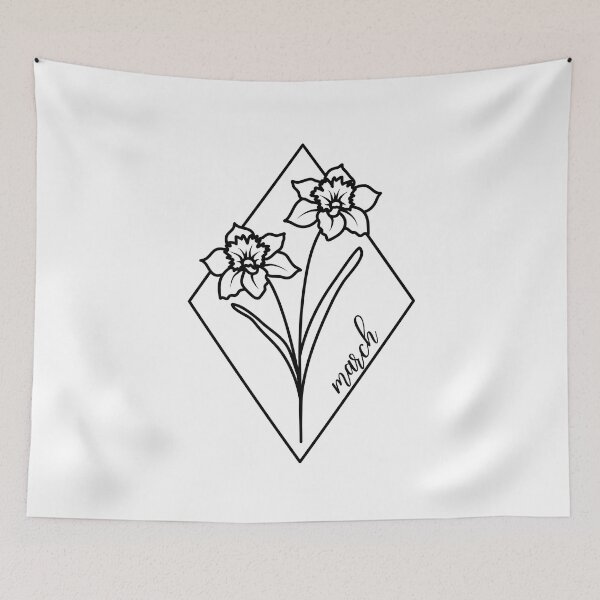 Item preview, Birth flowers March Jonquil  designed and sold by BlueBourn.