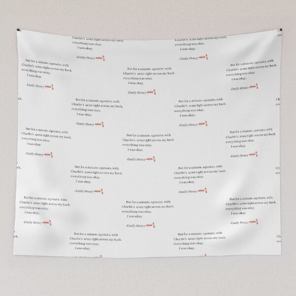 Item preview, Book Lovers Quote -Emily Henry Long  designed and sold by brianncorcoran.