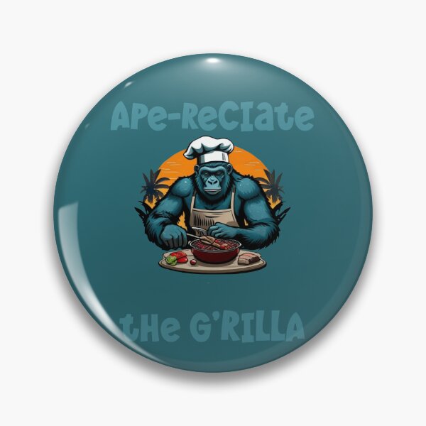 Item preview, Appreciate The G'rilla Master BBQ Griller Fun Pun designed and sold by taiche.