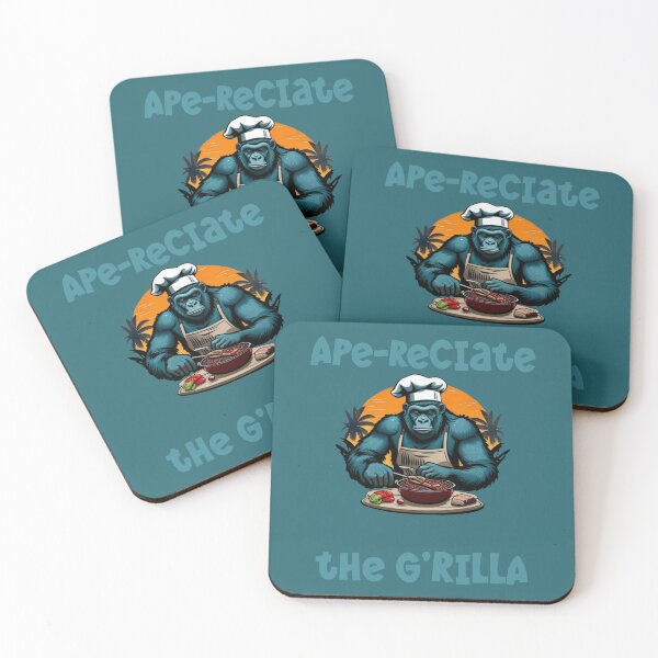 Item preview, Appreciate The G'rilla Master BBQ Griller Fun Pun designed and sold by taiche.