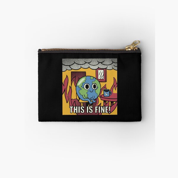 Item preview, Earth It's Fine Room on Fire Black by Tobe Fonseca designed and sold by Tobe Fonseca®.