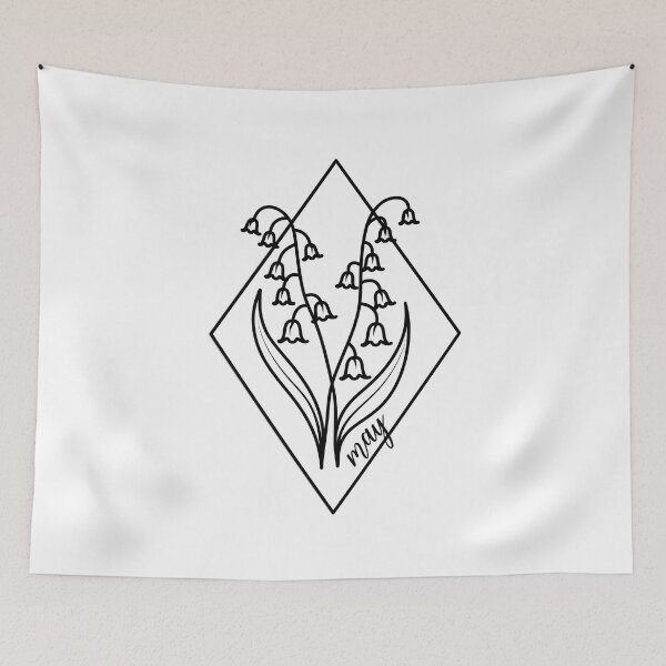 Item preview, Birth flowers May Lilly of the Valley designed and sold by BlueBourn.