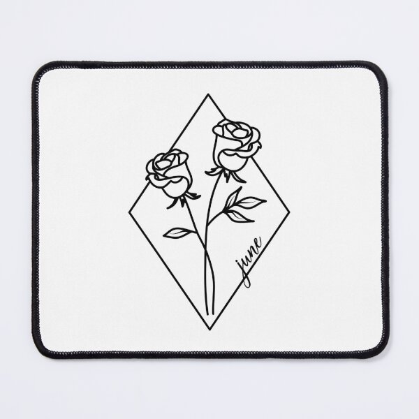 Item preview, Birth flowers June Rose designed and sold by BlueBourn.