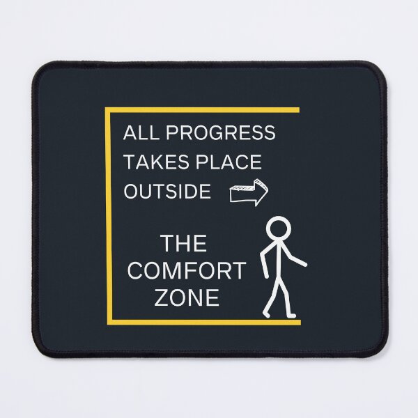 Item preview, All Progress Takes Place Outside The Comfort Zone designed and sold by Benchamart.