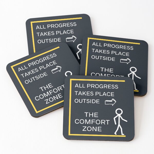 Item preview, All Progress Takes Place Outside The Comfort Zone designed and sold by Benchamart.