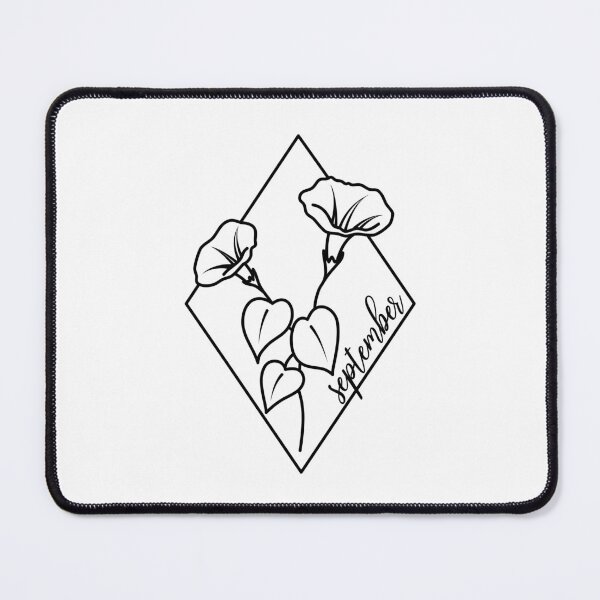 Item preview, Birth flowers September Morning glory designed and sold by BlueBourn.