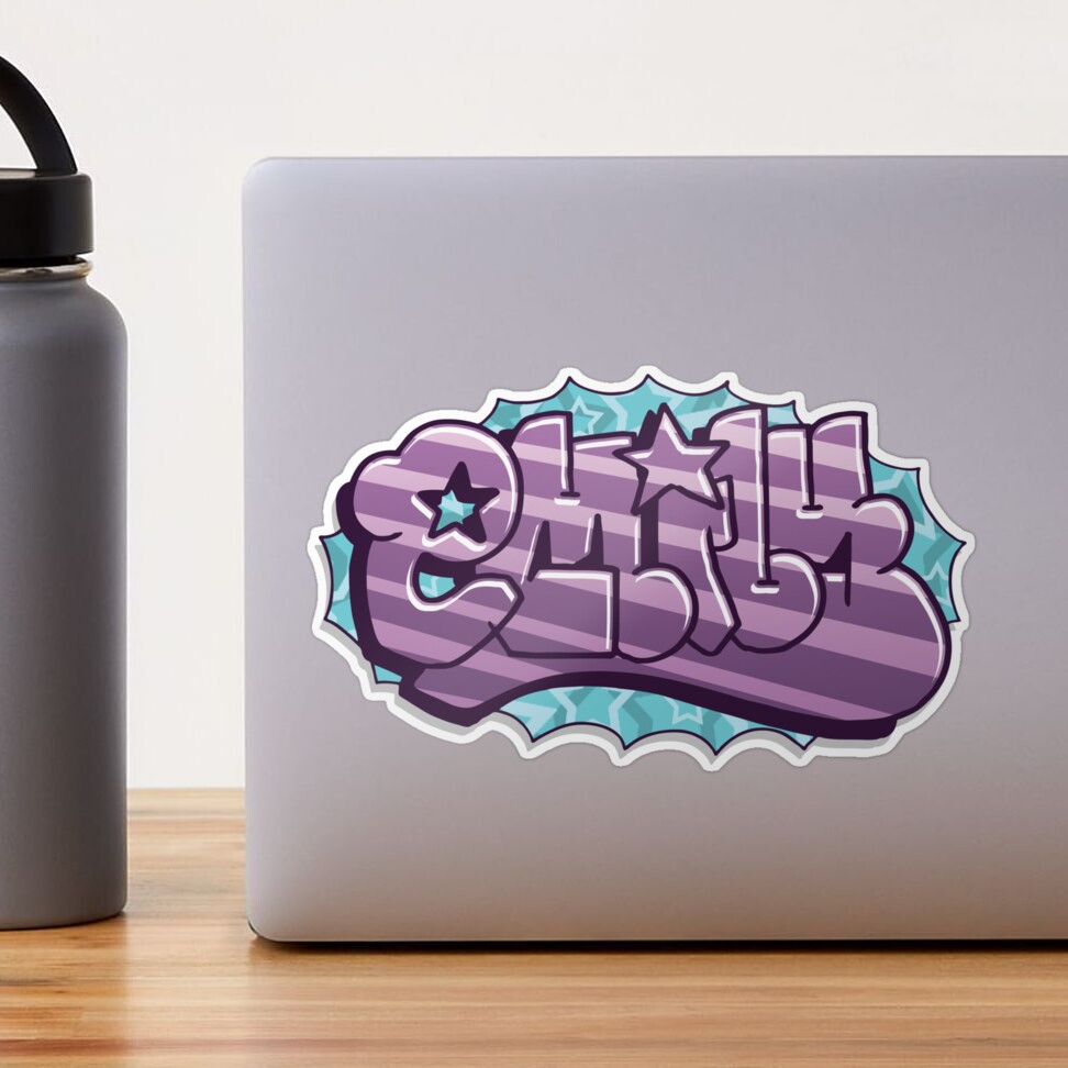 Custom Personalized Metal Water Bottles Graffiti Water Bottles for Kids  80's 90's Party Graffiti Font Style Names 