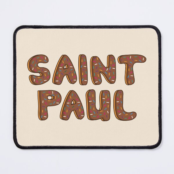 Item preview, Saint Paul City Shaped Like Chocolate Donuts  designed and sold by DonutsWords.