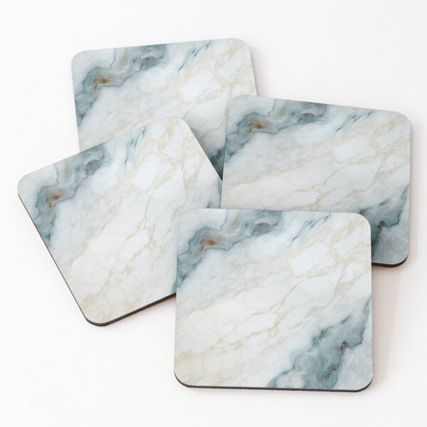 Item preview, Green and white Marble with Gold veins designed and sold by iconiquehk.