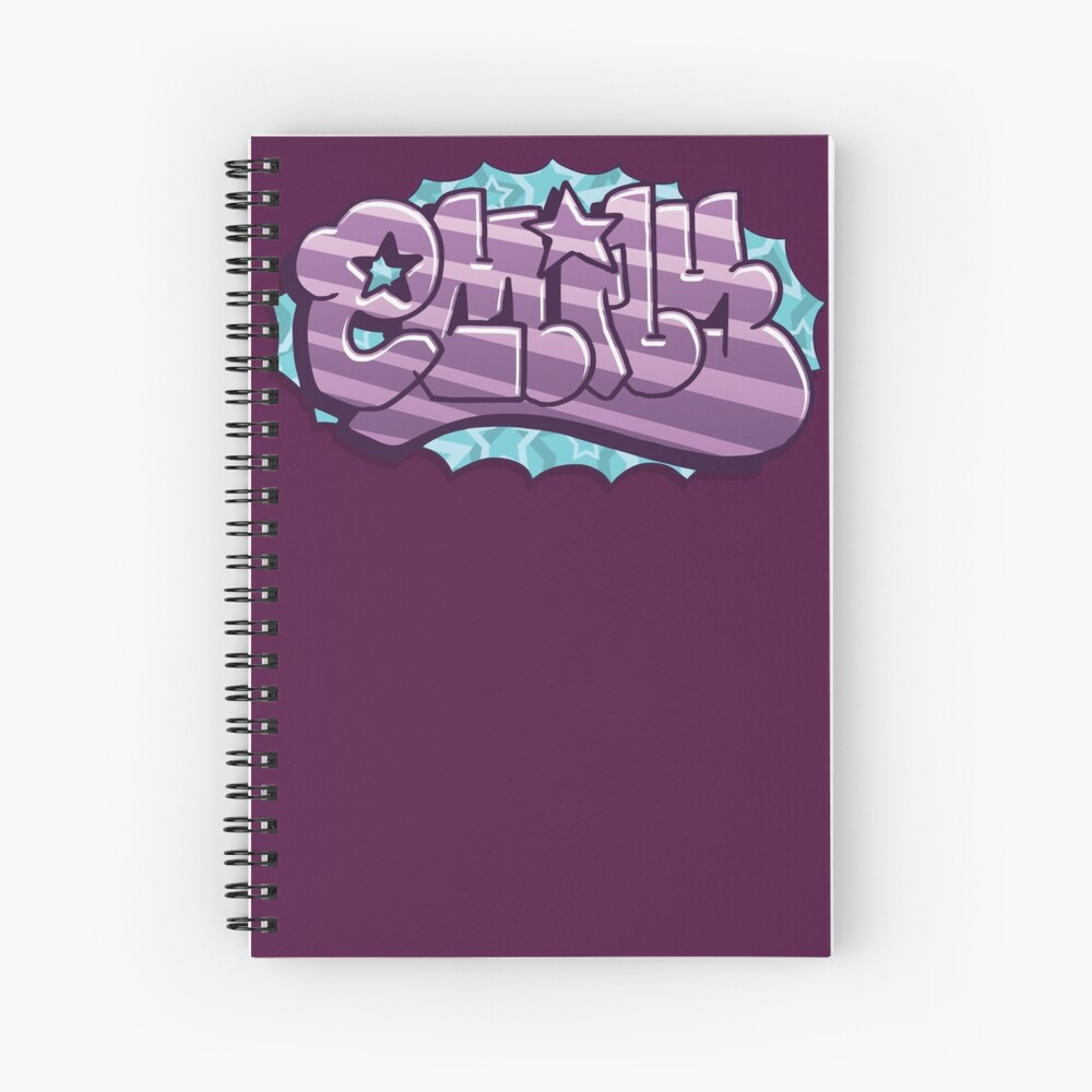 "Emily graffiti lettering" Spiral Notebook by NameGraffiti | Redbubble