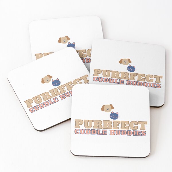 Item preview, Unlikely Pals: Dog and Cat - Purrfect Cuddle Buddies designed and sold by Inkmatic Studio.