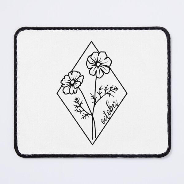 Item preview, Birth flowers October Cosmos designed and sold by BlueBourn.