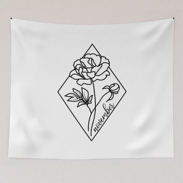 Item preview, Birth flowers November Peony designed and sold by BlueBourn.
